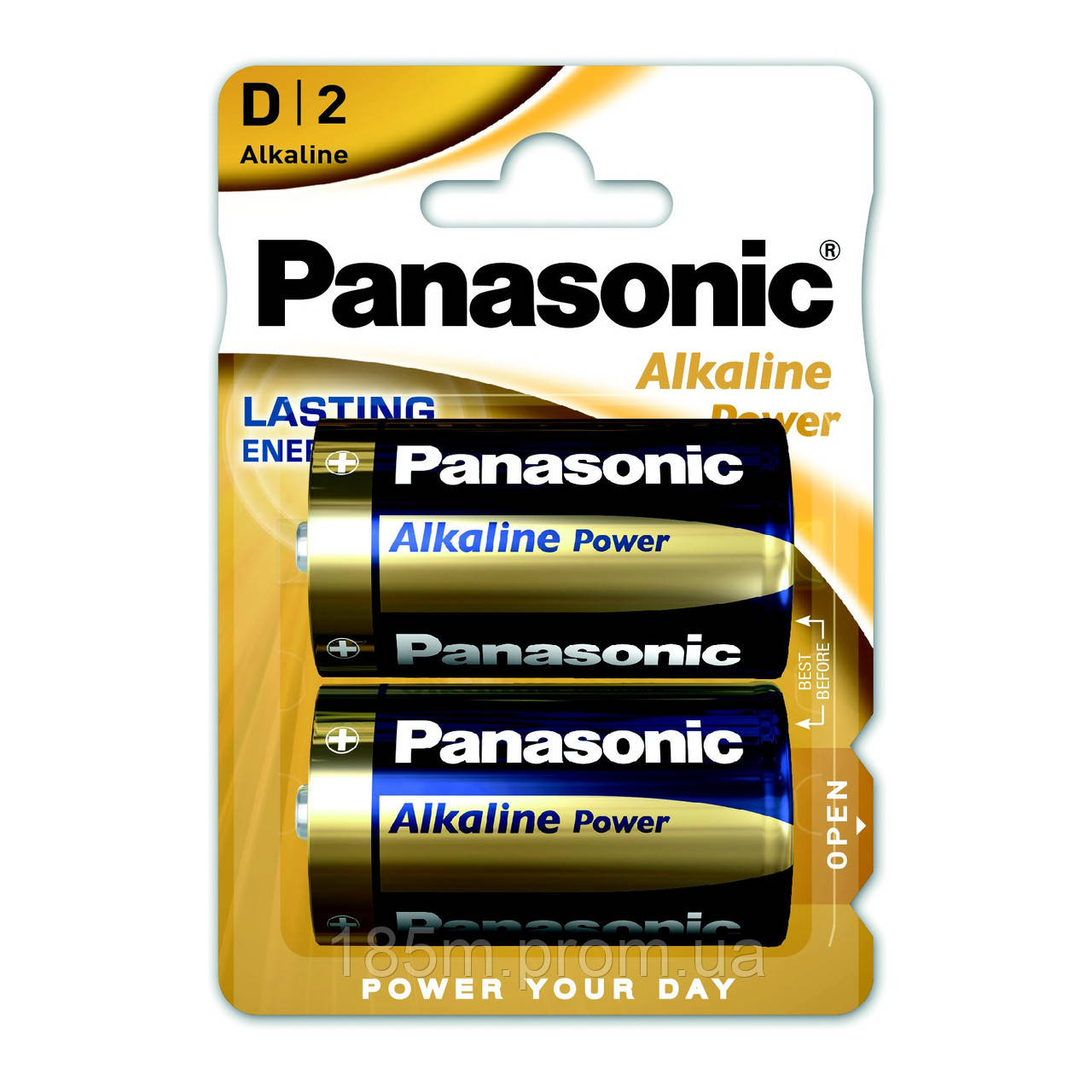 Батарейка PANASONIC LR20 D Alkaline Power blist 2