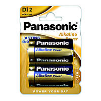 Батарейка PANASONIC LR20 D Alkaline Power blist 2