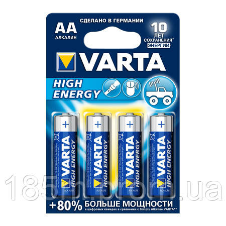 Батарейка VARTA LR06 4906 AA High Energy blist 4
