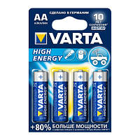 Батарейка VARTA LR06 4906 AA High Energy blist 4