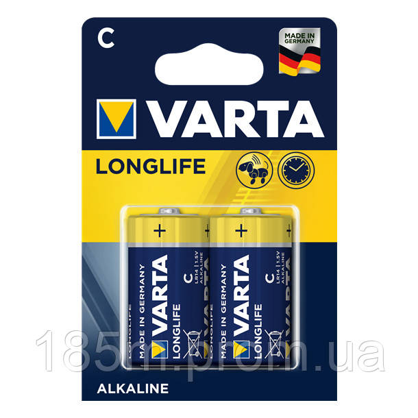 Батарейка VARTA LR14 4914 C LONGLIFE Power blist 2