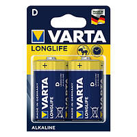 Батарейка VARTA LR20 4920 D LONGLIFE Power blist 2