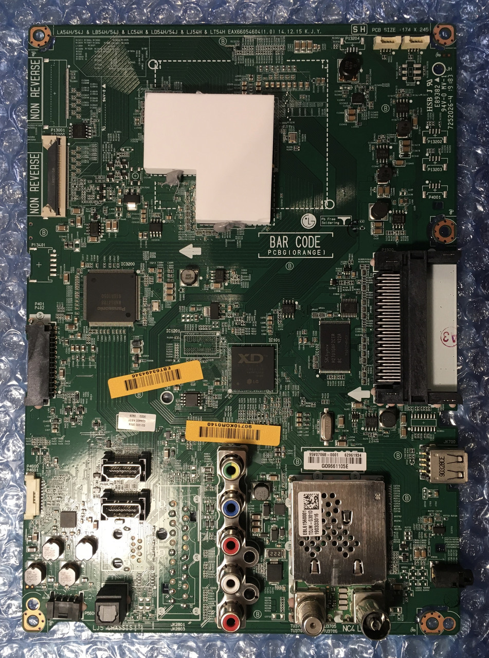 Плата Main для телевізора LG 43UF670V EBT63494330 EAX66054604 (1.0) LD54H, фото 1