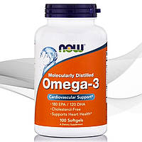 Рибний Жир NOW Omega 3 100 софт капс.