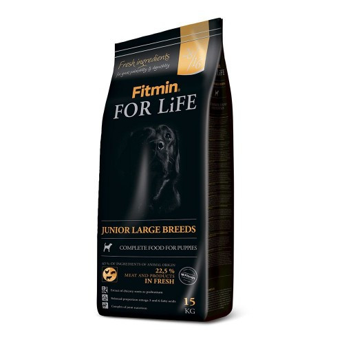 Сухий корм для цуценят великих і гігантських порід Fitmin For Lunior large breeds 15 кг
