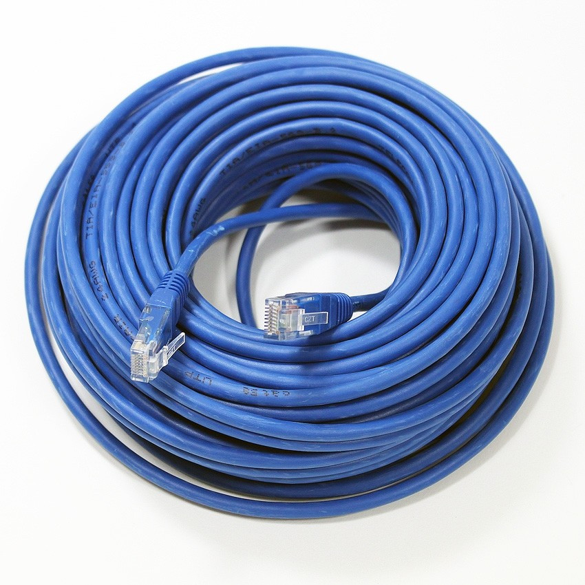 Кабель патч-корд 90 метрів для інтернету RJ-45 CAT 5 UTP Мережевий кабель LAN вита пара Ethernet Патчкорд