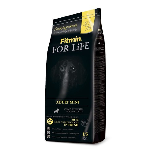 Сухий корм для дорослих собак малих порід Fitmin For Life Adult Mini 15 кг