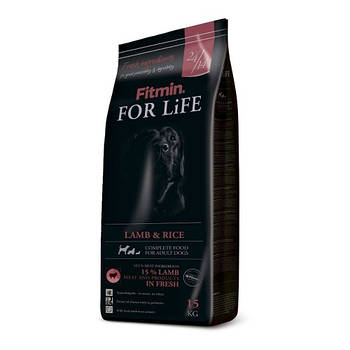 Гіпоаллергенний корм для собак усіх порід з ягням і рисом Fitmin For Lam & Rice 15 кг