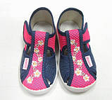 Ошатні текстильні туфлі для дівчинки тм"Валді", 26р., фото 4
