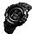 Skmei 1545 чорні з чорним циферблатом чоловічий спортивний годинник, фото 7