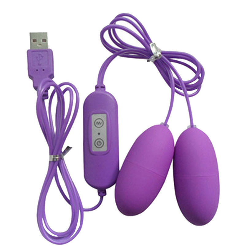 Подвійне віброяйце з USB живленням