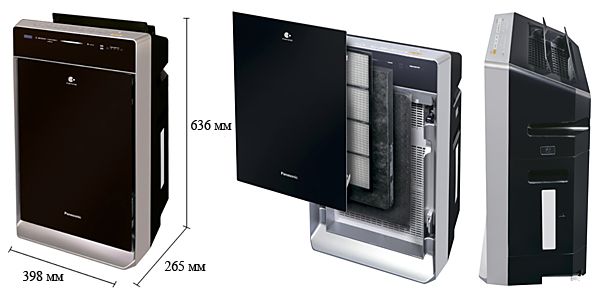 Очиститель воздуха с увлажнением Panasonic F-VXK70R-T - фото 5 - id-p514599179