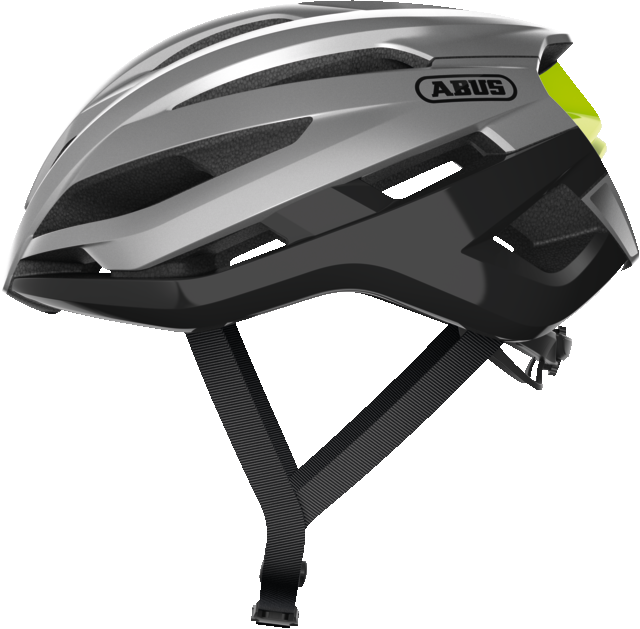 Велошлем спортивный ABUS STORMCHASER Gleam Silver M (52-58 см)