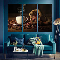 Модульна картина IDEAPRINT "Чашка кави". Натюрморт 3, 90, 60