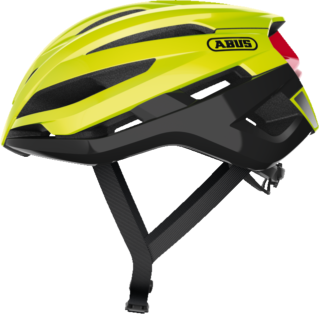 Велошлем спортивный ABUS STORMCHASER Neon Yellow S (51-55 см)
