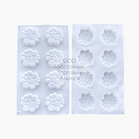 Силіконова форма - Бульбашки №1 - 8 клітинок