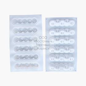 Силіконова форма - Еклери №2 - 6 клітинок