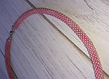Повсякденний плетений джгут кольє з бісеру "Калейдоскоп", фото 2