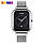 Skmei 9207 сріблясті з чорним жіночі класичні наручний годинник, фото 2