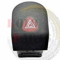 Кнопка аварійної сигналізації Renault Kangoo з 1997 — (кнопка аварійної пригоди, вмикач аварійного світла) Рено Кенго