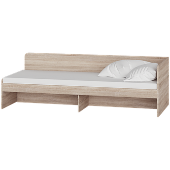 Односпальне ліжко з ламінованої ДСП, Соната-800 Еверест (80х190 см)