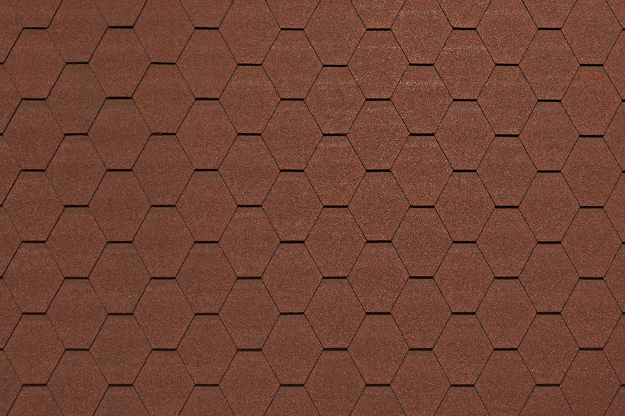 Бітумна черепиця Tegola Nobile Tile Вест Темно-червоний, фото 1