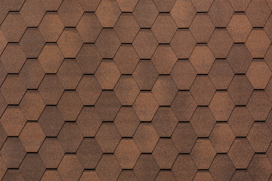 Бітумна черепиця Tegola Nobile Tile Вест Світло-коричневий