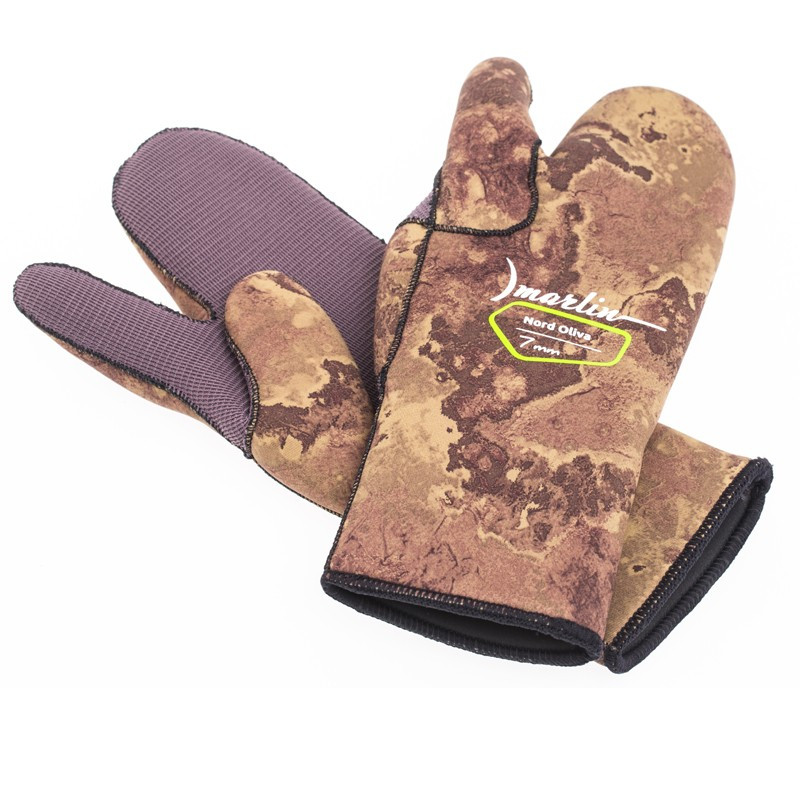Рукавички трипалі Marlin Nord Oliva 7 мм (M), фото 1