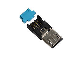 Штекер Micro USB 4pin Father