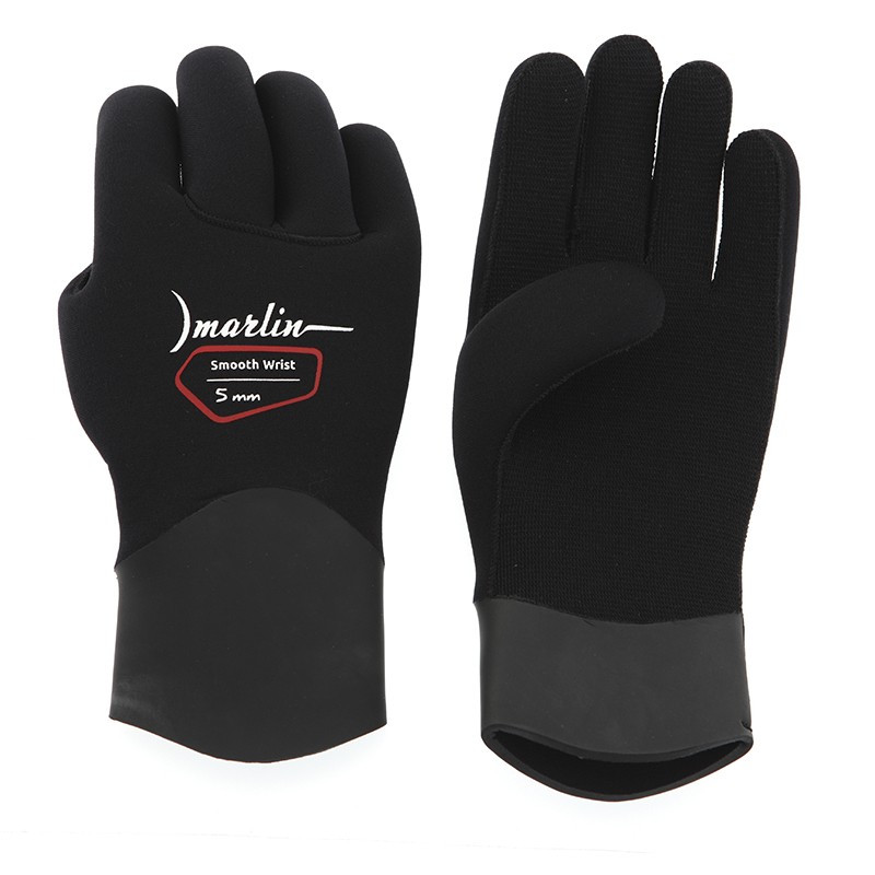 Рукавички Marlin Smooth Wrist Duratex Black 5 мм (S), фото 1