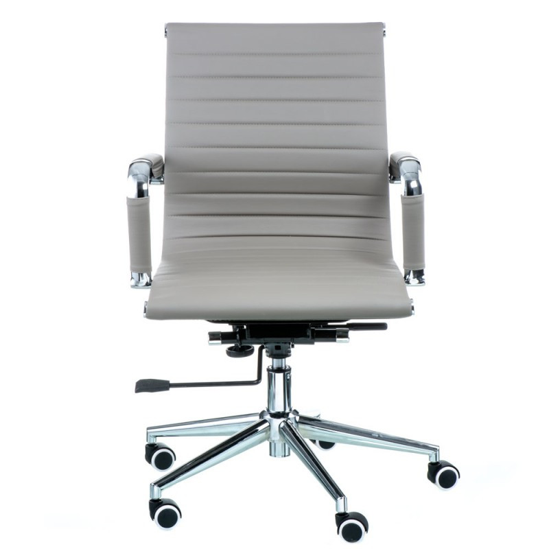 Крісло офісне Special4You Solano 5 artleather grey (E6071), фото 1