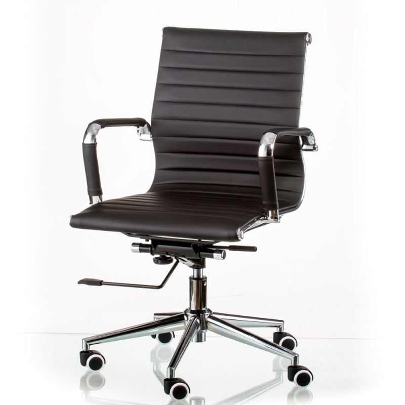 Крісло офісне Special4You Solano 5 artleather black (E5340)