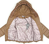 Красива куртка для дівчинки з RU шкіри., фото 4