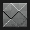 Набір із 2-х форм для 3D панелей "Поля" (Fields) - форми з АБС пластику для гіпсових панелей, фото 9