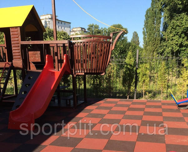Гумова плитка для спорту та відпочинку, фото 1