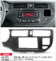 2-DIN переходная рамка KIA Rio (UB), K3, Pride 2011-2015 (with SRS / Left wheel), CARAV 11-422