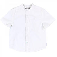 Стильная детская рубашка для мальчика на пуговицах BOBOLI Испания 731090 Белый 128