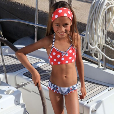 Девочка купальник Купальник для девочек, черный/светло-зеленый, 128 — Digitize — PlayToday