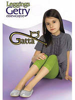 Весенние детские лосины капроновые для девочки Gatta Польша GETRY Черный