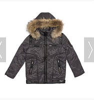 Модная детская куртка для мальчика JOY Италия JOY1 Черный ӏ Верхняя одежда для мальчиков 134
