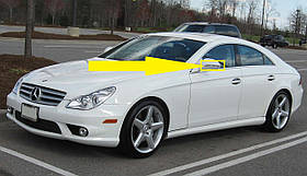 Mercedes CLS W219 2003-2011 Покажчик повороту поворотника лівого дзеркала Новий Оригінал