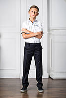 Школьный брюки для мальчика в классическом стиле ПромАтельеСервис Украины лицей 140, Весенне-летний, 80%