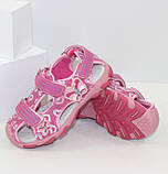 Сандалі для дівчинки. Босоніжки для дівчинки спортивні Сандалі дитячі Взуття дитяче, 29 розмір (рожеві), фото 6