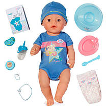 Лялька BABY BORN — ОЧИСНИЙ МАЛІШ (43 см, з чипом і аксесуарами)