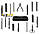 18од. Сталевий манікюрний набір з 18 інструментів з кусачками, педикюрний (2 ножиць) Подарунок на 8 березня, фото 7