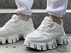 Жіночі кросівки Prada Cloudbust Thunder Knit White 2EG293_3KZU_F0009, фото 4