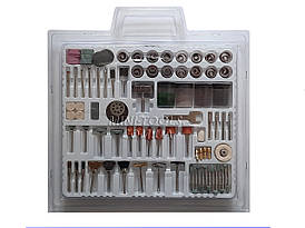 Набір насадок для бормашини Dremel на блістері 216шт