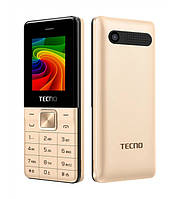 Мобильный телефон Tecno T301 Dual Sim Gold (Золотистый)