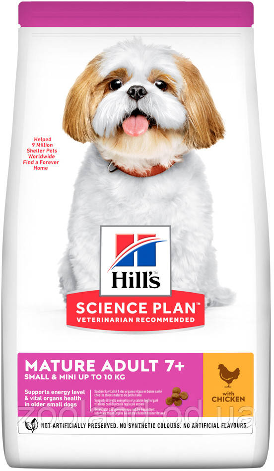 604321 Hill's SP Canine Mature Adult 7+ Mini Breed з куркою, 6 кг