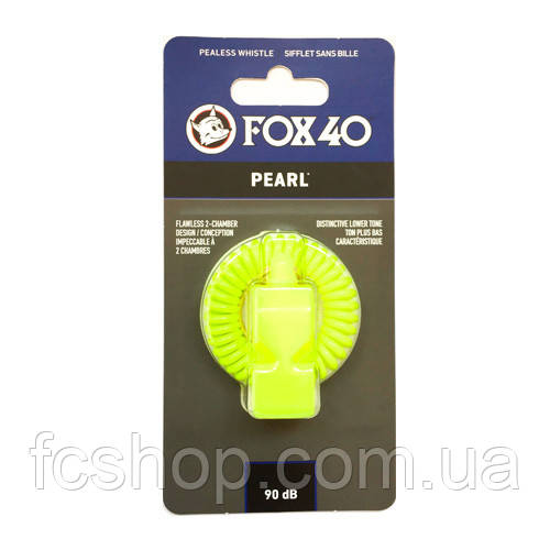 Свисток FOX 40 Original Whistle Pearl Safety 9702-1305, Салатовий, Розмір (EU) — 1SIZE